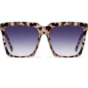 Rich & Luxurious Classy White Tortoiseshell Gradient Sunglasses